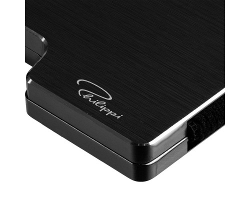 Футляр для карт с зажимом для купюр Cooper, черный