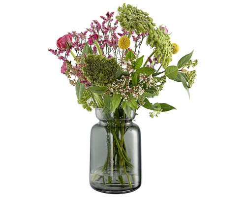 Ваза Silhouette, темно-серая, малая