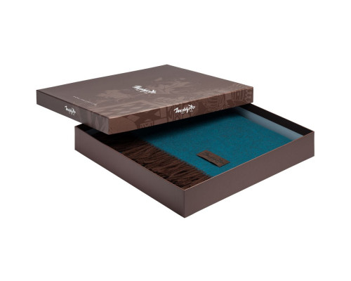 Плед Ermes, бирюзовый