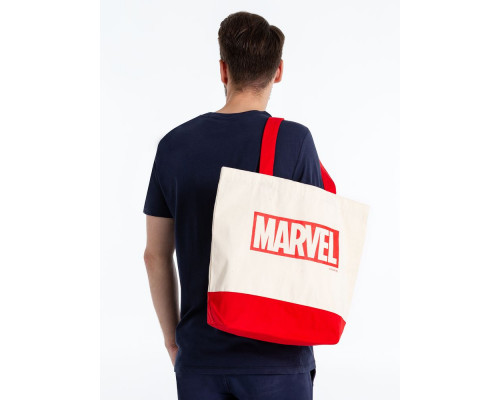 Холщовая сумка Marvel, красная