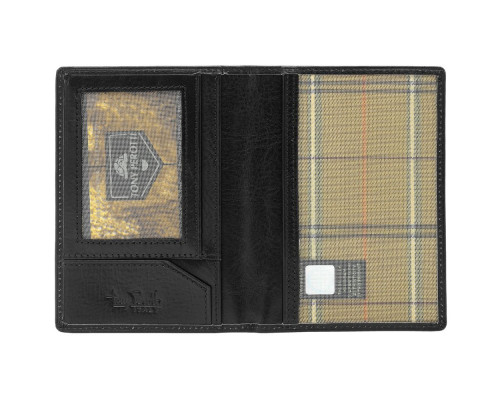 Обложка для паспорта и автодокументов Italico, черная