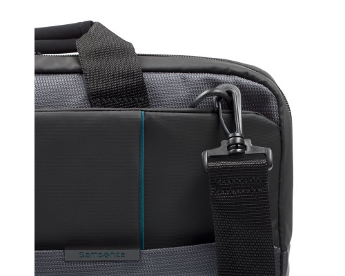 Сумка для ноутбука Qibyte Laptop Bag, темно-серая с черными вставками