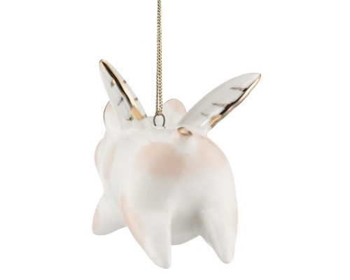 Фарфоровая елочная игрушка Piggy Wingy