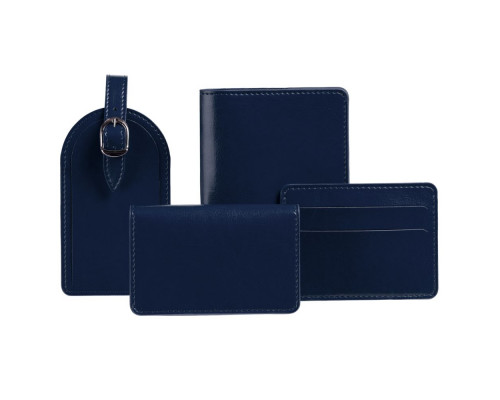 Бирка багажная Nebraska, синяя