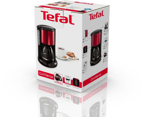 Кофеварка Confidence, красная