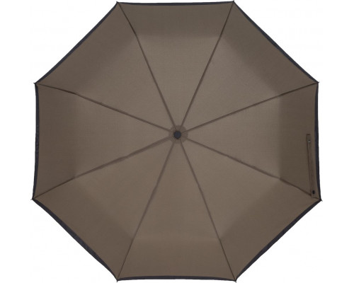 Зонт складной Gear, темно-зеленый (хаки) с черным