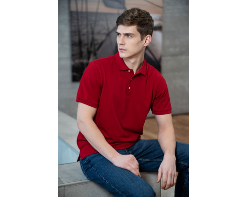 Рубашка поло мужская Sunset, белая