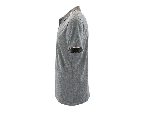 Рубашка поло мужская Paname Men, черный меланж