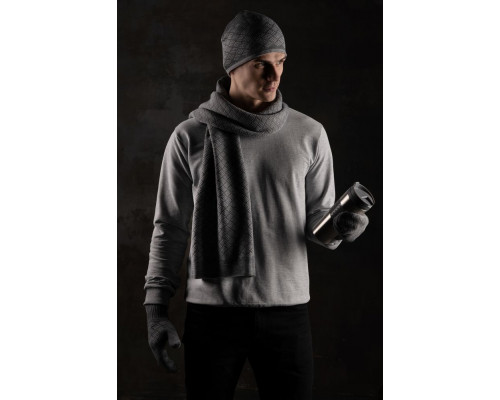 Термостакан Hard Work, вакуумный, серебристый