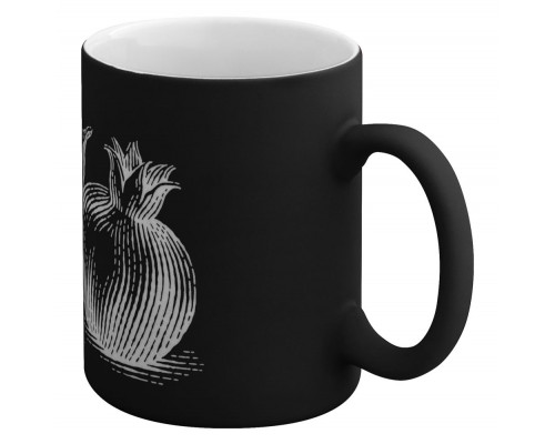 Кружка Grand Granat с покрытием софт-тач, черная