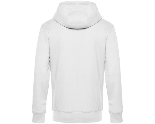 Толстовка с капюшоном на молнии унисекс King, белая