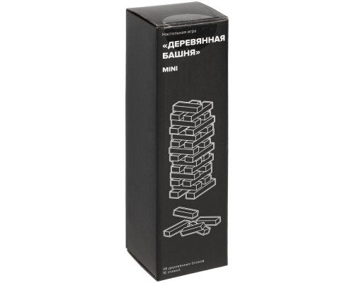 Игра «Деревянная башня мини», красная