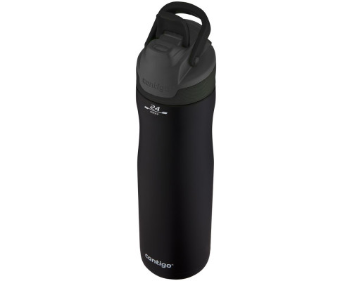 Термобутылка Autoseal Chill, вакуумная, черная