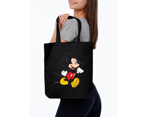 Холщовая сумка «Микки Маус. Easygoing», черная