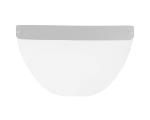 Прозрачный экран для лица Barrier, немедицинский, с белой лентой