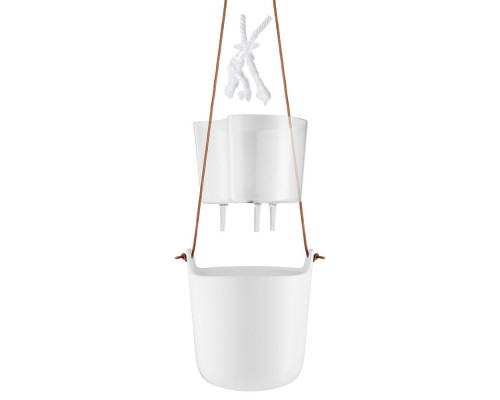 Горшок для растений Flowerpot, подвесной, белый