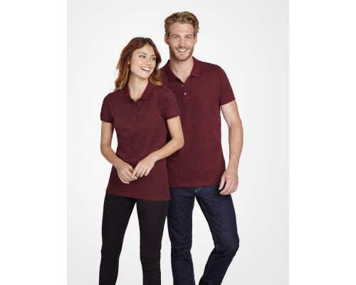 Рубашка поло женская Brandy Women, темно-серая с белым