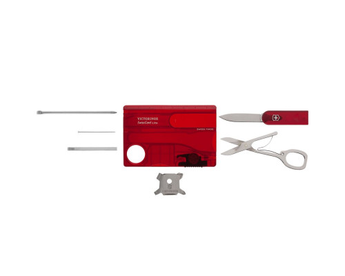 Набор инструментов SwissCard Lite, красный