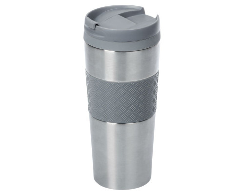 Термостакан Hard Work, вакуумный, серебристый