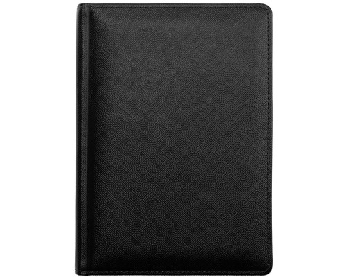 Ежедневник Linen, недатированный, черный