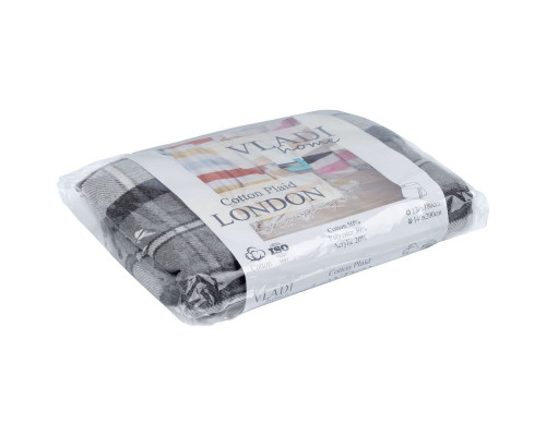 Плед London, серый