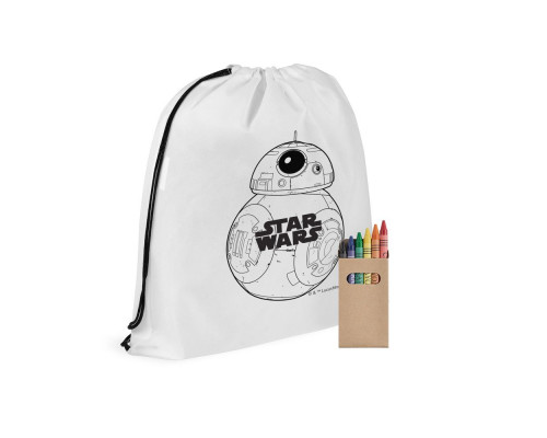 Рюкзак-раскраска с мелками BB-8 Droid, белый