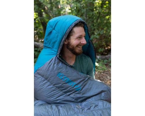 Спальный мешок Klymit KSB 35, серо-голубой