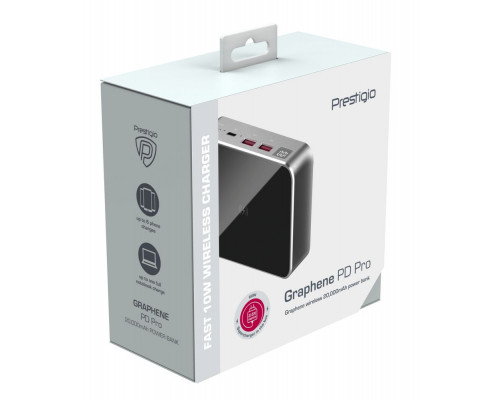 Графеновый аккумулятор Graphene PD Pro, 20000 мАч, черный