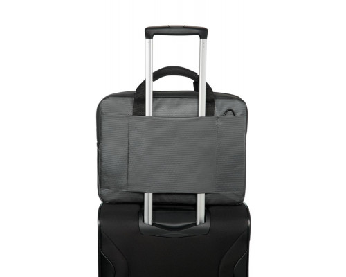 Сумка для ноутбука Qibyte Laptop Bag, темно-серая с черными вставками