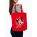 Холщовая сумка «Минни Маус. Best Girl Ever», красная