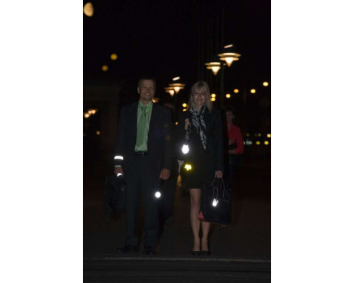 Светоотражатель «Квадрат», белый