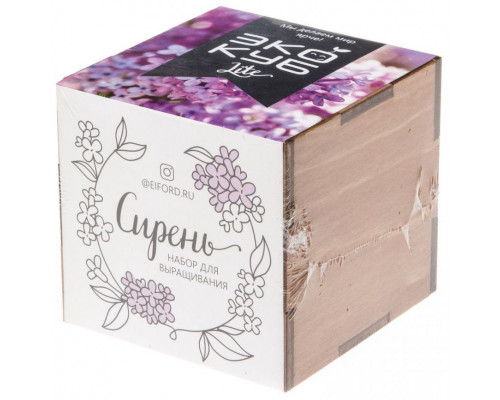 Набор для выращивания «Экокуб Lite», сирень