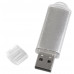 Флешка Simple, серебристая, 8 Гб