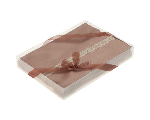 Скатерть «Какао», светло-коричневая