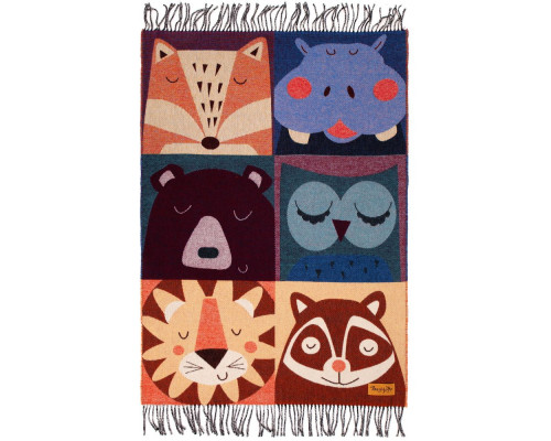 Плед детский Zoo, оранжевый