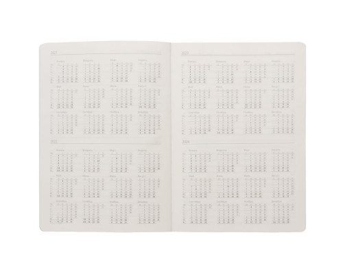 Ежедневник Eversion, недатированный, серый