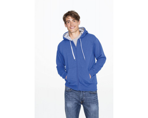 Толстовка мужская Soul Men 290 с контрастным капюшоном, белая