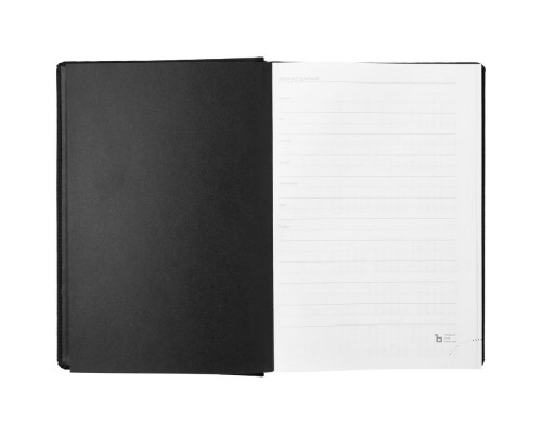 Ежедневник Mobile, недатированный, черный с синим