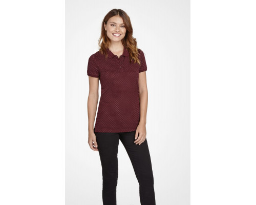 Рубашка поло женская Brandy Women, темно-серая с белым