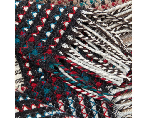 Плед Rossi Paint, молочно-коричневый