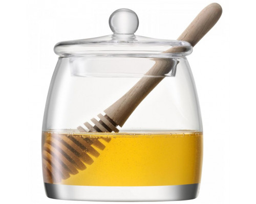 Банка для меда с деревянной ложкой Serve