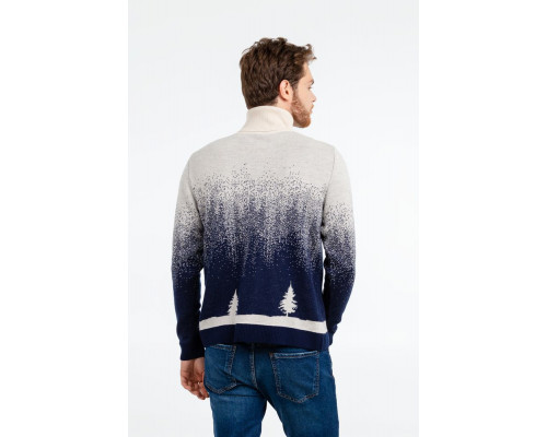 Свитер Glint, бежевый с синим