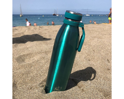 Термобутылка Thermocafe Bolino 2, изумрудно-зеленая
