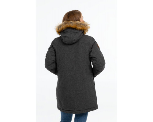 Парка женская Explorer, серый меланж