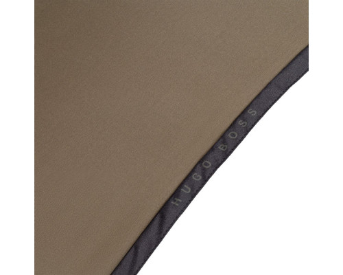 Зонт складной Gear, темно-зеленый (хаки) с черным