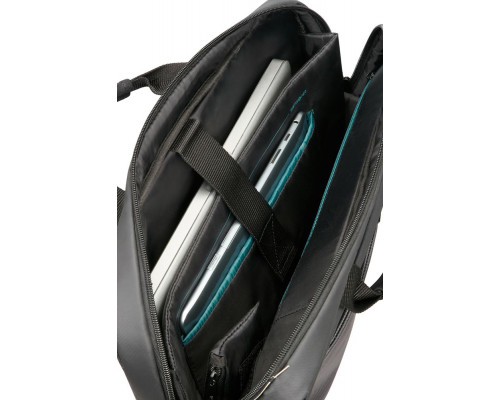 Сумка для ноутбука Qibyte Laptop Bag, темно-серая с черными вставками