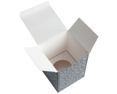 Елочный шар «Скандинавский узор», 10 см, красный