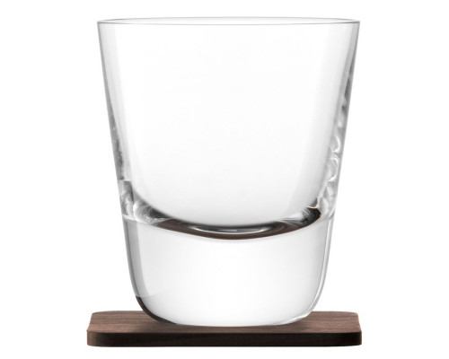 Набор стаканов Arran Whisky с деревянными подставками