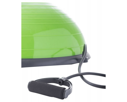 Полусфера Bosu с эспандерами, зеленая