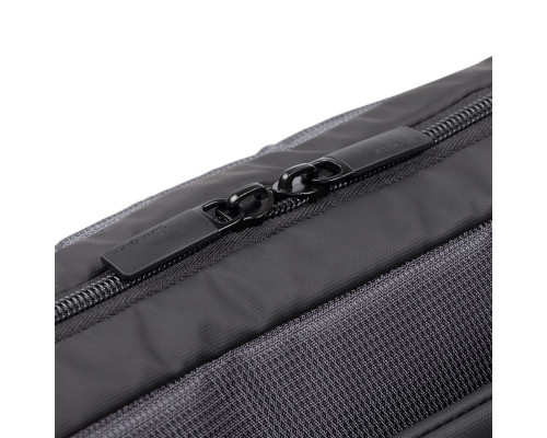 Сумка для ноутбука Qibyte Laptop Bag, темно-серая с черными вставками